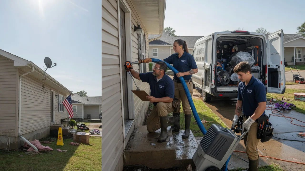 Ceiling Water Damage Restoration in Borup, MN near me